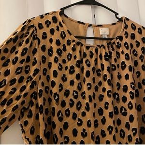 Cheetah midi dress